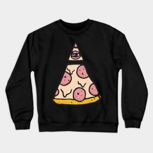 Illuminati Pizza Crewneck Sweatshirt